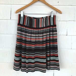 Anthro brand “Sparrow” striped cashmere blend striped knit skirt.